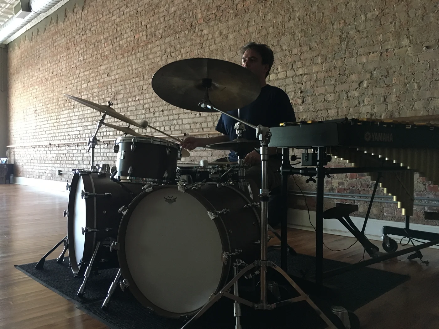 Rich Malloy with band