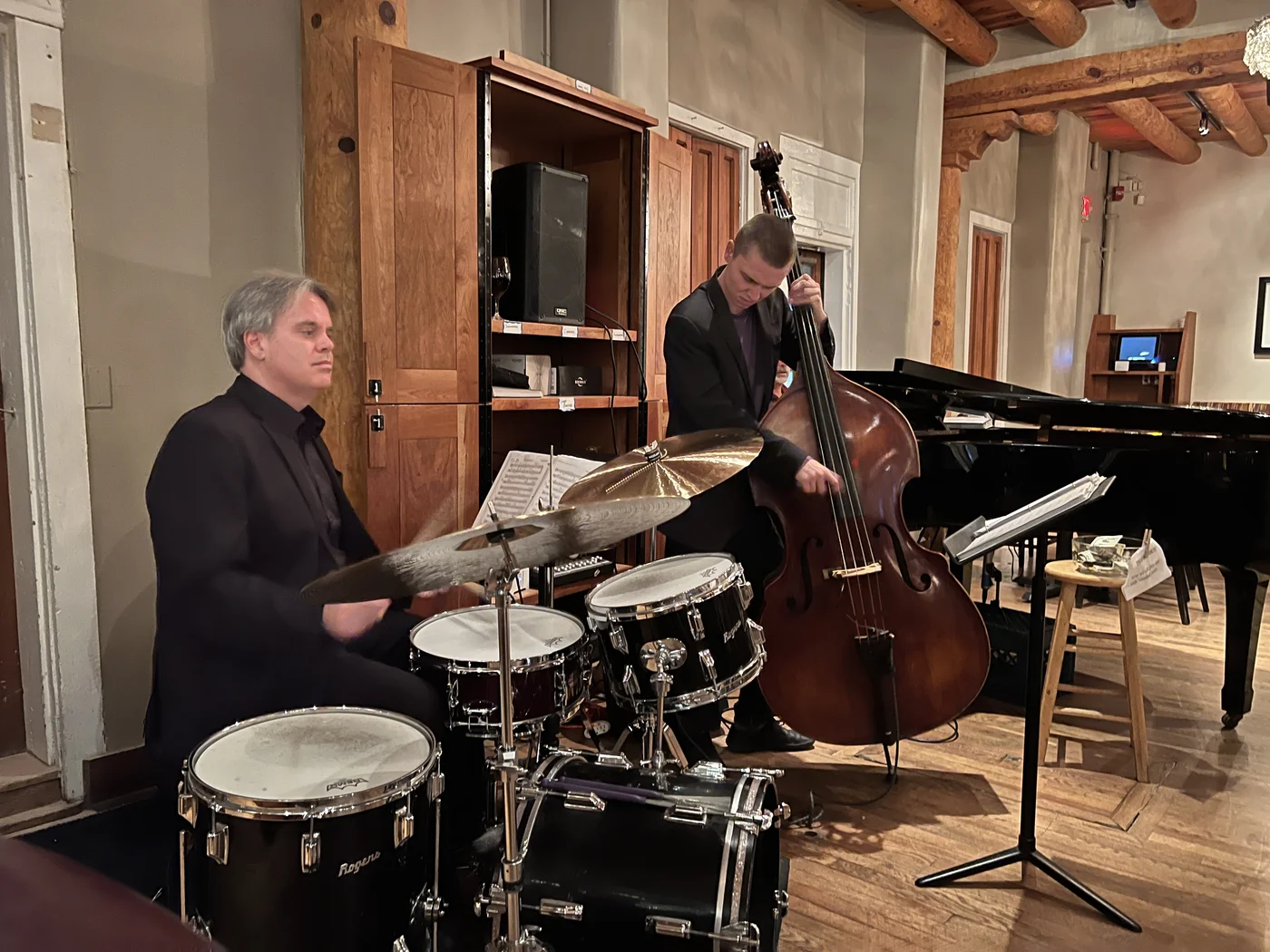 Rich Malloy with trio